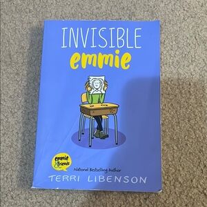 Invisible Emmie Mixed Media Art by - Blue Cover